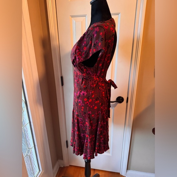 Free People-It Takes Two Floral Wrap Backless Dress - Picture 9 of 11